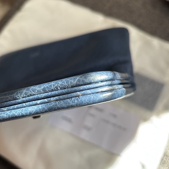 Balenciaga City Clutch Wallet in Agneau Blue - Picture 10 of 10